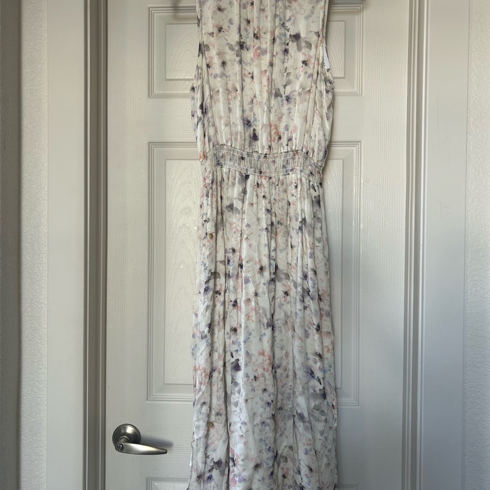 Bella Dahl White Floral Maxi Dress